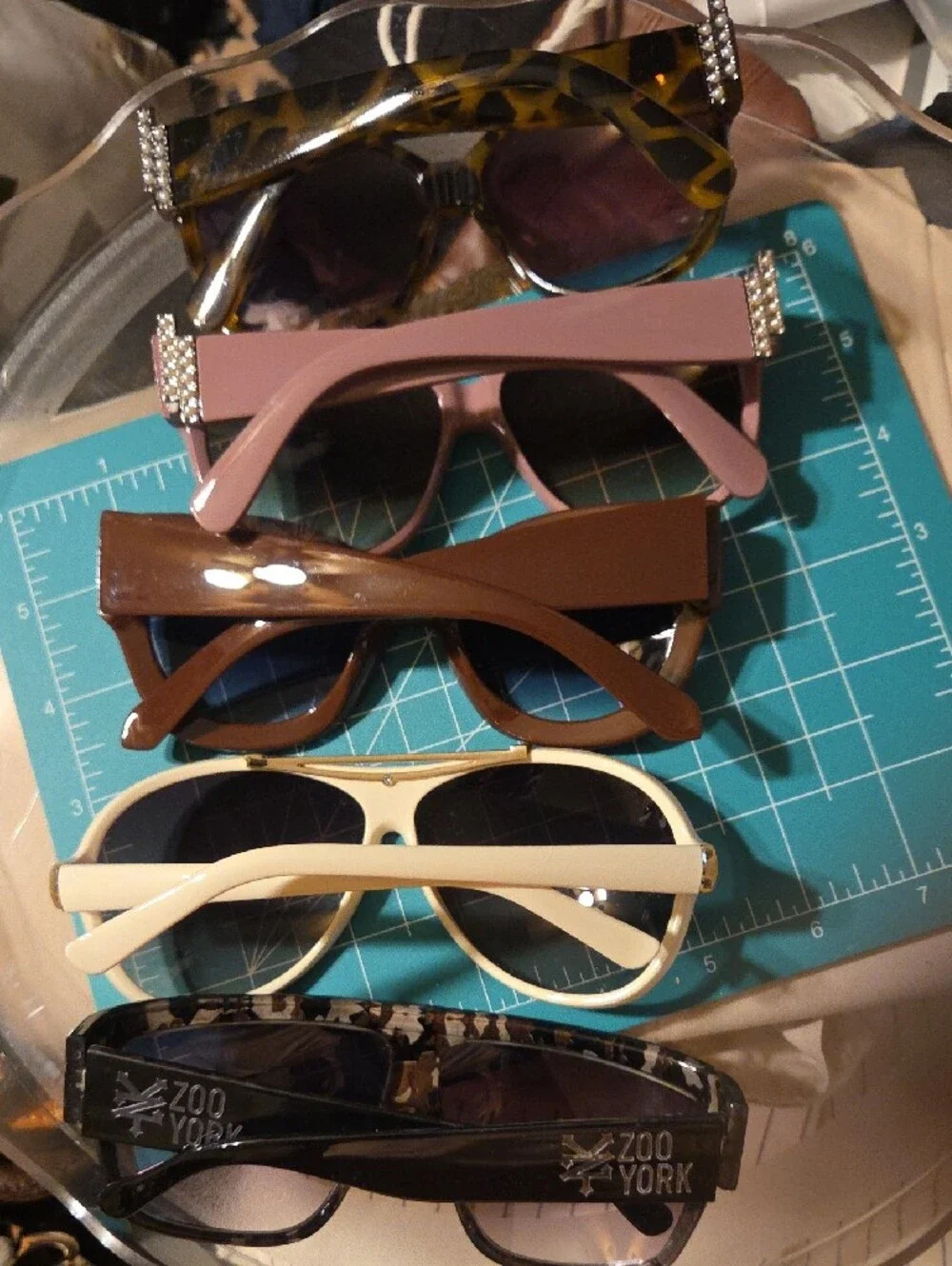 Franco Sarto Women's Sunglasses Set - Tortoise, Pink, Brown, Cream, Black